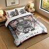 3Pcs Bedding SetThe Babadook Soft Bed Sheet and Two Pillowcases Home Bedroom Decor