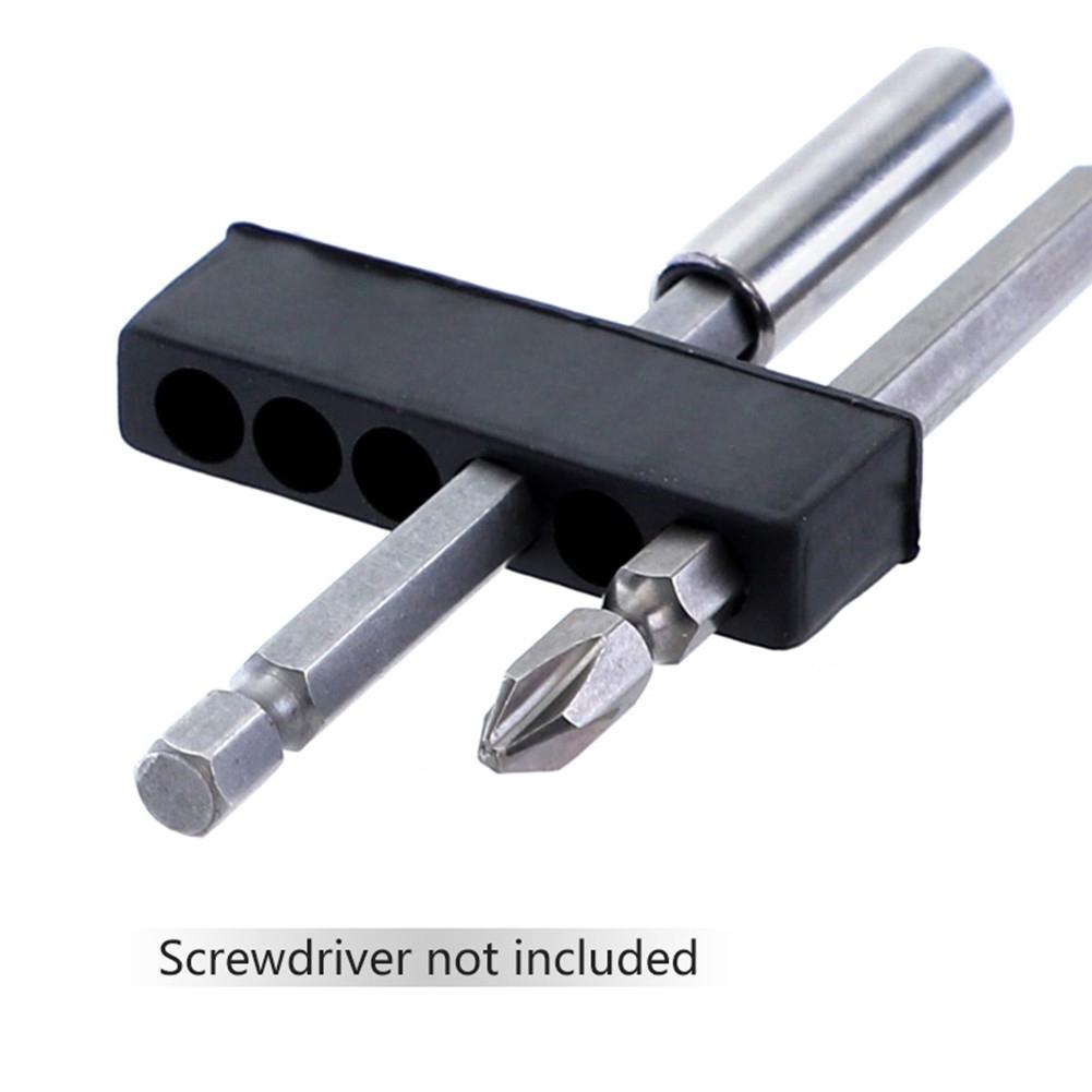 Hole Screwdriver Bit Holder Plastic Screwdriver Storage Hole For The Data