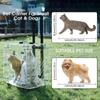 Portable Pet Cat Carrier Suitcase with Wheels, Transparent Hard PC Material, Zip Closure, Telescopic Handle, Breathable Mat,