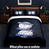 Birmingham City Design Bed Bedding Set 1 Duvet Cover + 2 Pillowcases Soft Breathable Household Bed Linens