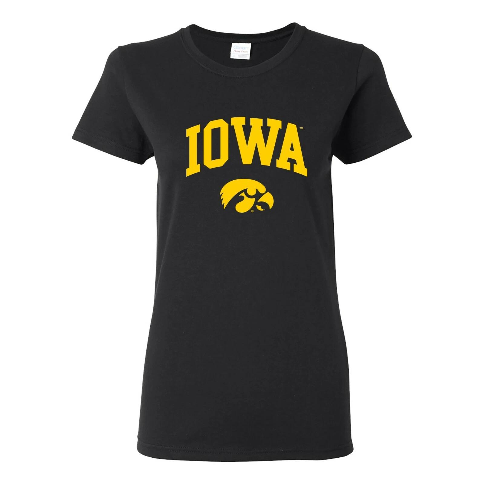 Iowa Hawkeyes Arch Logo Womens T-Shirt 4XL