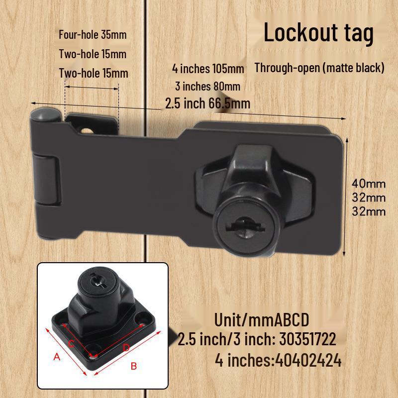 Three-Digit Multi-Purpose Mechanical Password Lock for Cabinets and Drawers