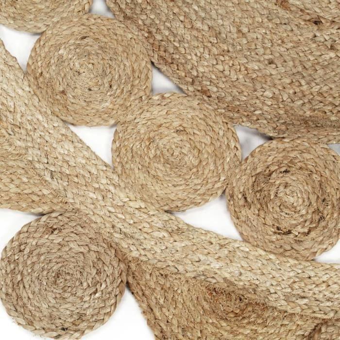 VidaXL Tapis fait à la main Jute tressée 120 cm
