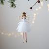 Cloth Christmas Angel Doll Drop Ornaments Angel Girl Toy Pendant Hanging Pendant Christmas Girl Pendant Festival Decor