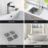10Pcs Disposable Floor Drain Filter Screen, Sewer Filter Screen, Bathroom, Shower Room, Hair Prevention and Hair Blocking Floor Drain Sticker