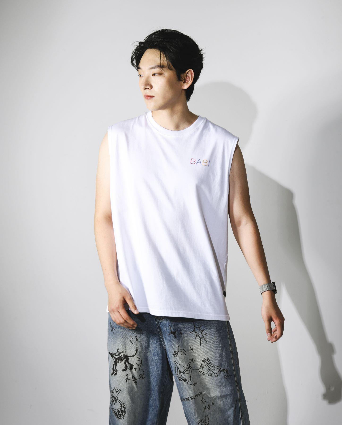 Bajubiju Wind Surfing Over Fit Sleveless [White] Xl
