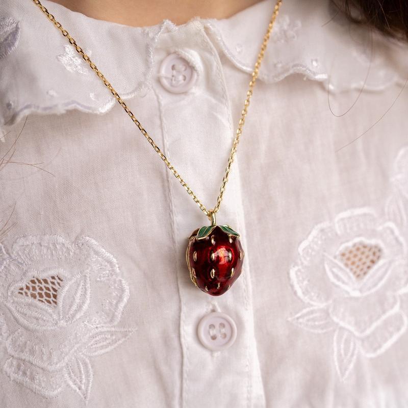 Hidden Hamster Animal Enamel Locket Necklace Creative Open Close Pendant Trendy Jewelry for Daily Wear Anniversary Gift