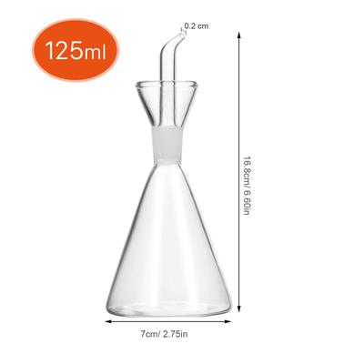 Premium Handmade Glass Oil Dispenser Bottle for Olive Oil Vinegar Drip Free Design Elegant Tabletop Storage Counter Refrigerator