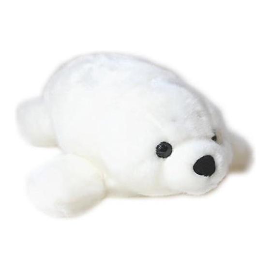 Stuffed baby seal with closed mouth S M0006