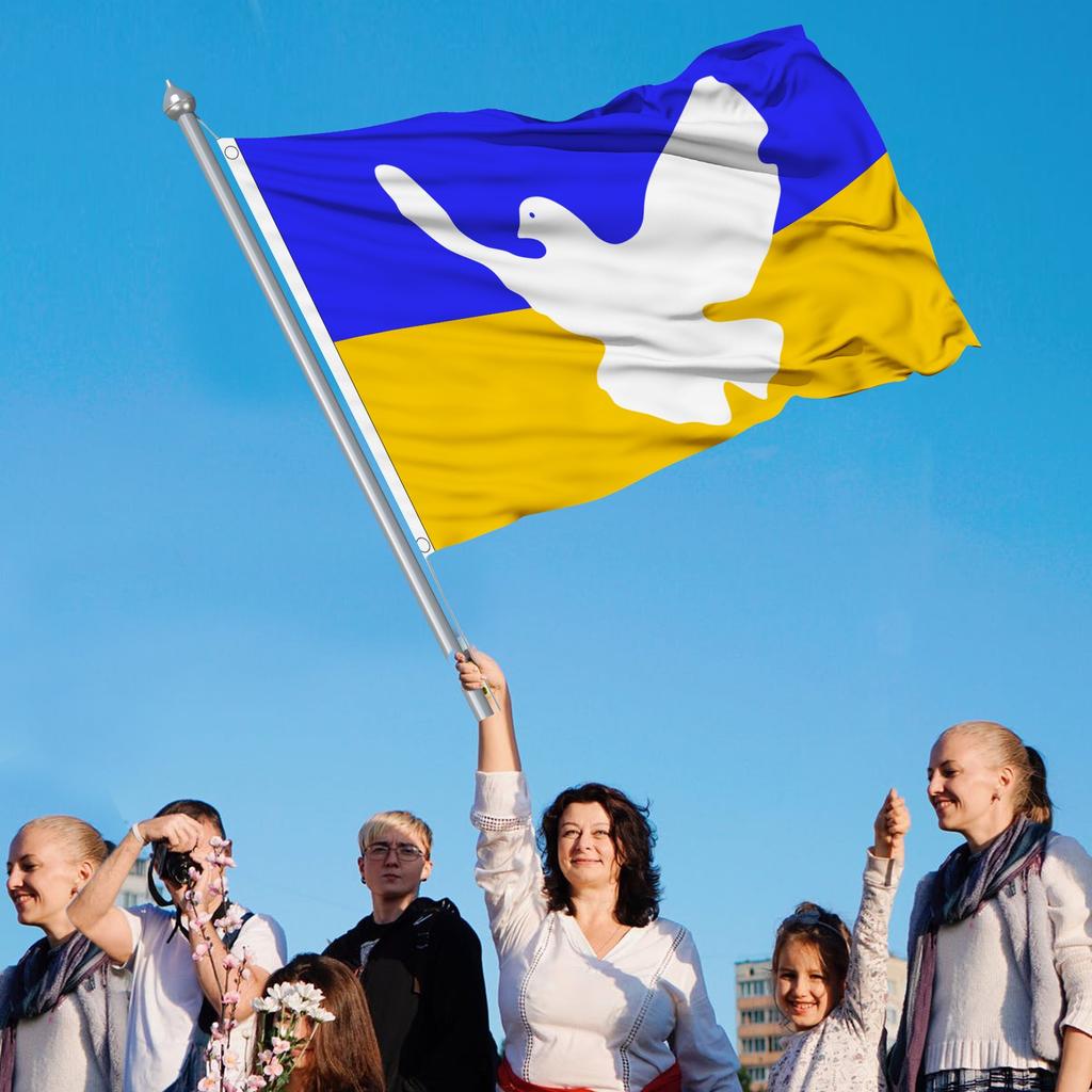 3x5 Ukraine Ukrainian Small Flag 3'x5' House Banner Super Polyester Premium Fade Resistant