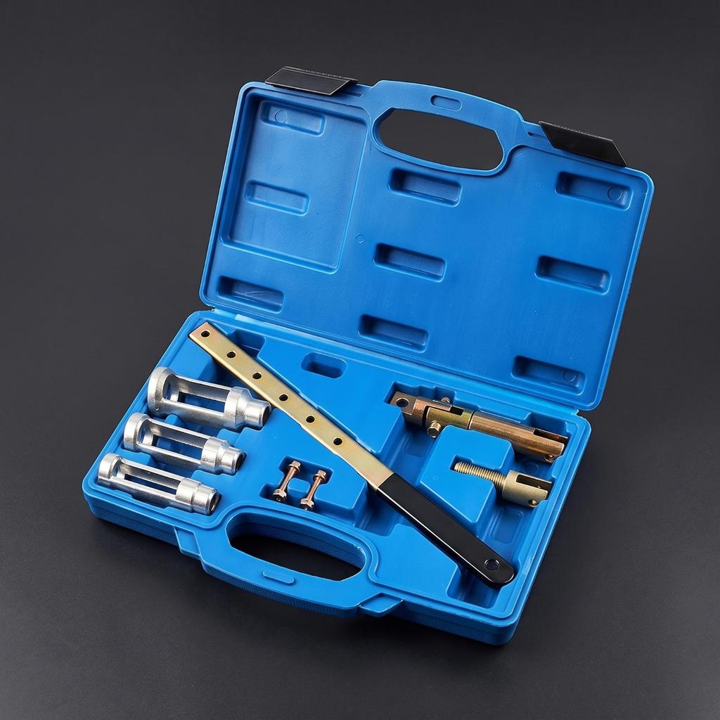 Valve Spring Compression Tool Kit Adjustable for Garage, Technicians
