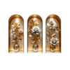 3 Pcs 3D Wall Vase Flower Wall Stickers Vintage Art Self-Adhesive Colorful