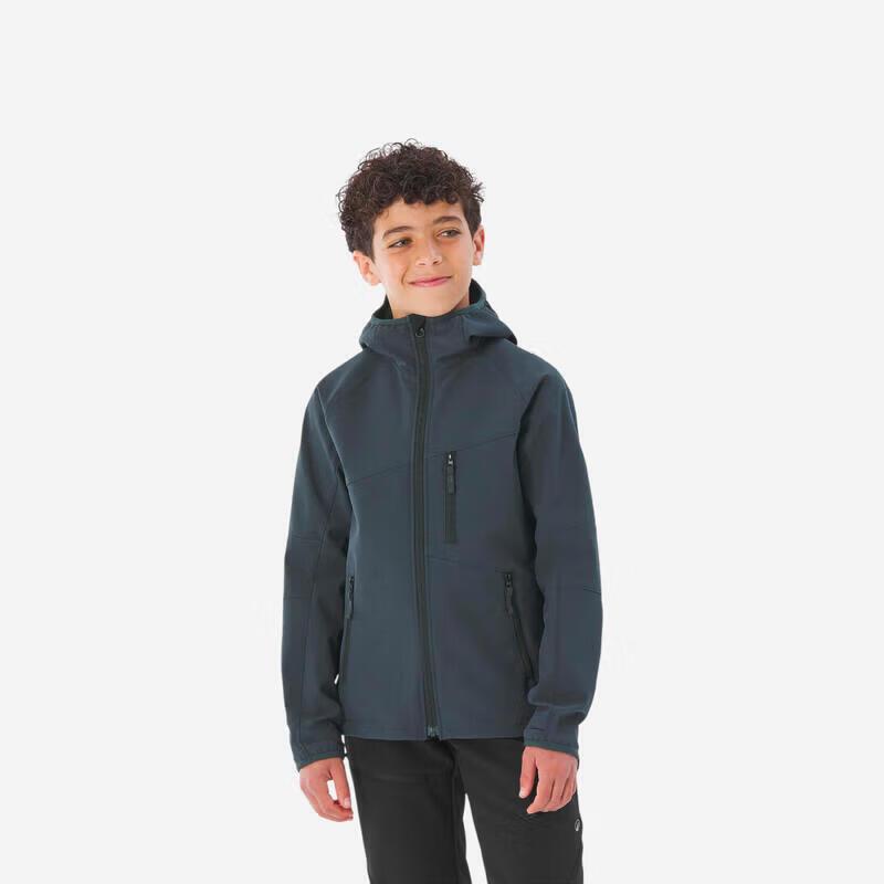 Decathlon Kids  Outdoor Fleece-Lined Softshell Jacket 123-130cm (7-8Y)