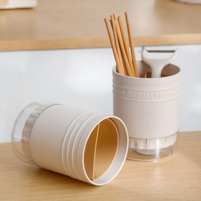 1Pcs Cutlery Storage Holder Plastic Multi Functional Drain Chopstick Tableware Knife Spoon Fork Chopstick Container Kitchen Tool