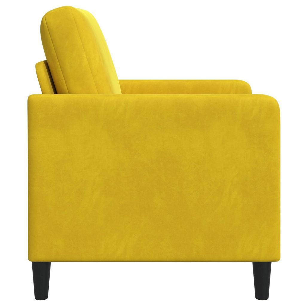 Yellow Storage Sofa 72 x 78 x 87 cm Polyester
