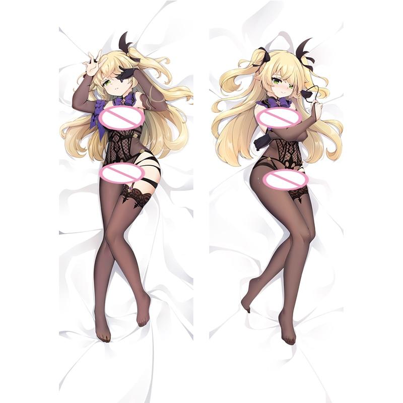 

60x180 см игра Genshin Impact Fischl Dakimakura аниме наволочка 3D двусторонняя наволочка с принтом всего тела