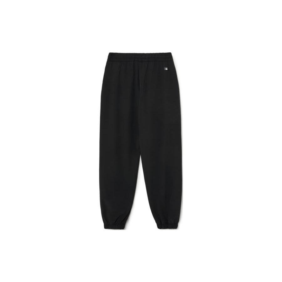 MLB New York Yankees Solid Logo Print Knit Sweatpants Unisex bottoms Black 3AWPB0233-50BKS