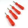 1-4pcs Car Bicycle Slotted Handle Tire Valve Stem Core Remover Screwdriver Tire Repair Install Tool Car-styling Accessories