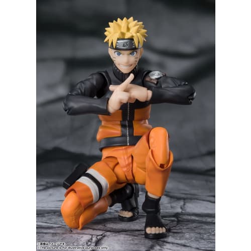 TAMASHII NATIONS S.H.Figuarts NARUTO Shippuden Uzumaki Naruto - The Jinchuriki of the Nine-Tails, Entrusted with Hope - Approximately 145mm PVC & ABS