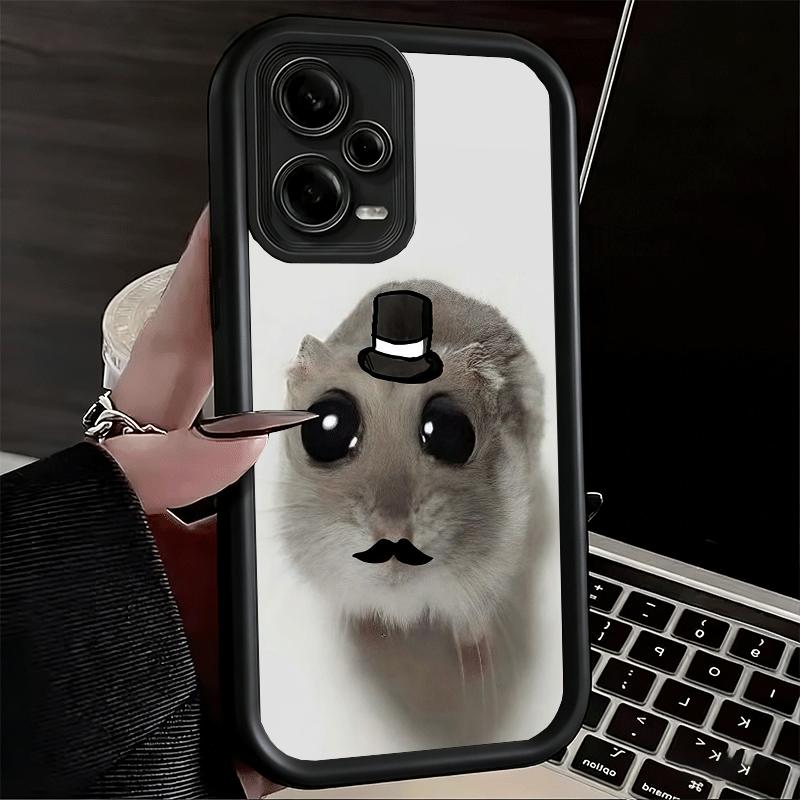 Phone Case for Xiaomi Redmi Note 15 14 13 Pro Plus Funny Sad Hamster Meme Shell 12S 11 11S 11T 5G 14S Soft Silicone Funda