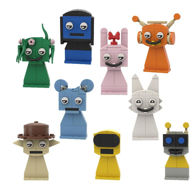 Sprunki Building Blocks Action Figure Model Toys Decoration Game Peripheral