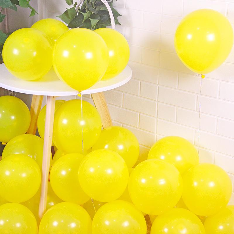 Thickened 10-Inch Matte Balloons - 1,000 Pieces for Weddings & Birthdays