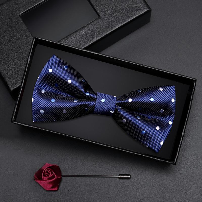 Geschenkbox Herren Fliege Männlich Trauzeuge Bräutigam Bordeauxrote Fliege Formelle Hochzeit Britische Koreanische Version Fliege