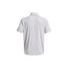 Under Armour Solid Color Golf Short Sleeve Polo Shirt Men Tops White 1378673-100