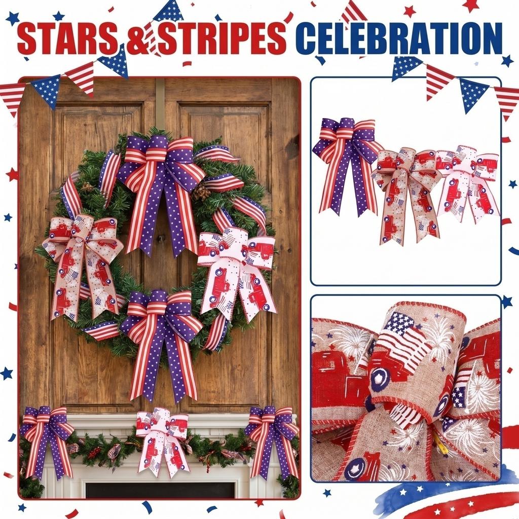 4th of Ribbon Hanging Decorations for Patriotic Party