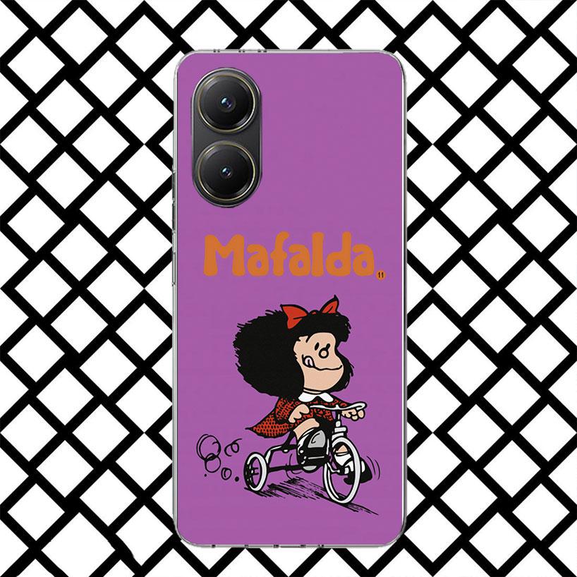 Mafalda Cartoon Phone Case for Xiaomi Poco F7 Ultra X7 X6 X5 Pro X4 Gt M8 M7 Redmi 15 15C 13 13C 12 12C Soft Cover Fundas Poco F