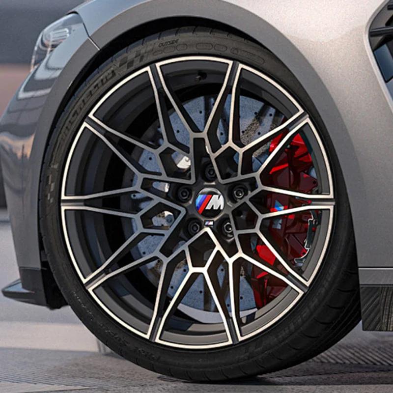 4Pc 56mm 60mm 65mm Car Styling Wheel Center Hub Caps Stickers Badge For BMW M E90 E91 E92 E93 E60 E61 F10 F07 Emblem Accessories