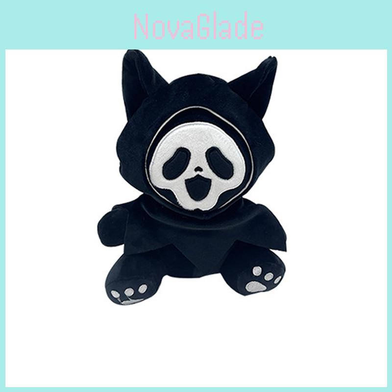 Ghostcat Qc Hell Plush Toy Black Reaper Stuffed Animal Doll