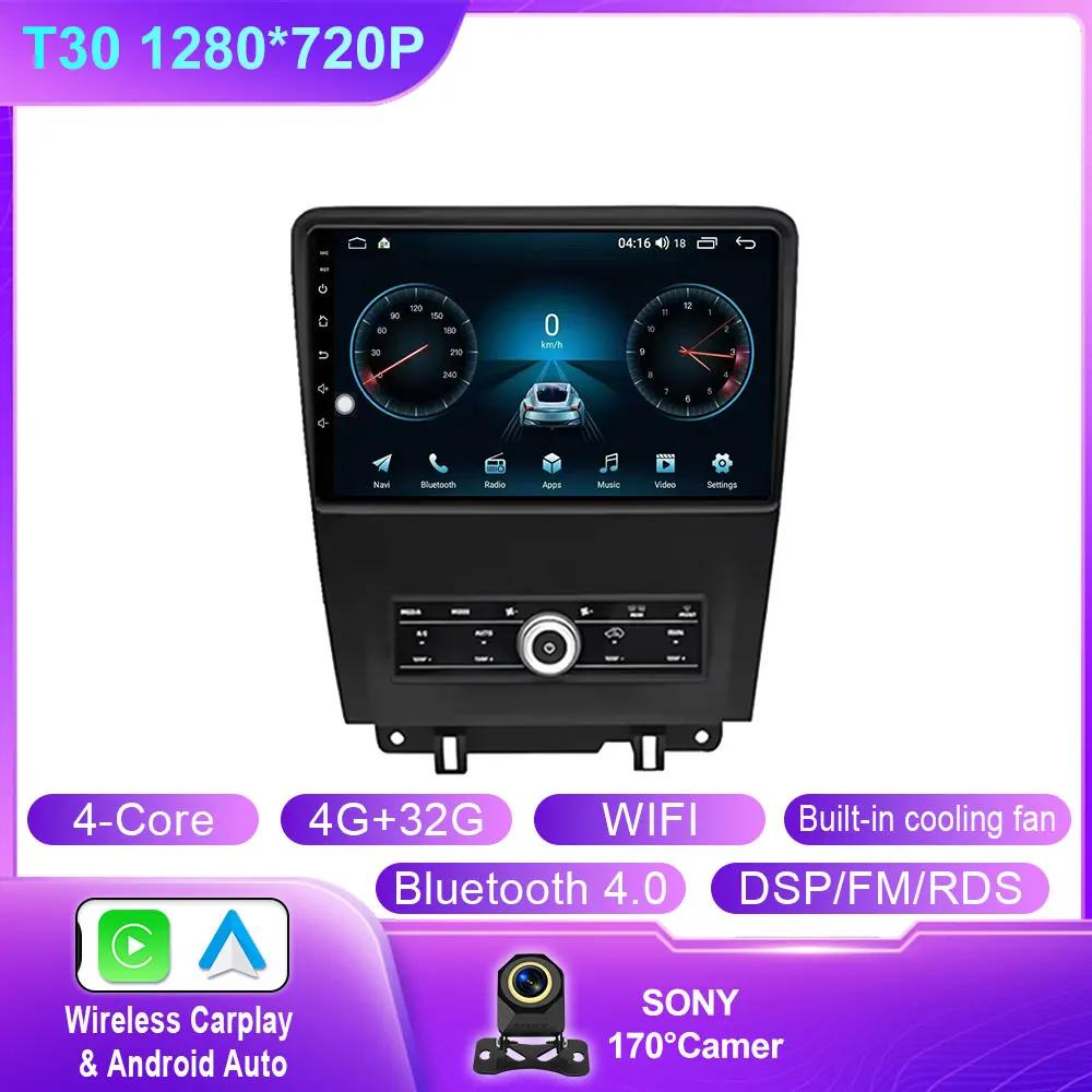 

Android 14 For Ford Mustang V S-197 2009 2010 2011 2012 - 2014 Car Radio Stereo Screen Multimedia Player Carplay GPS Navigation