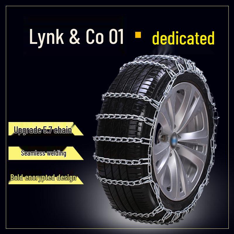 Anti-skid Snow Chains for Lynk & Co 01 New Energy - 235/60R17 & 235/50R19