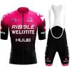 Cycling Suit Short Sleeve Suit Summer Tour De France Team Shirt Cycling Short Top Strap Shorts Quick Drying Breathable Men 2026