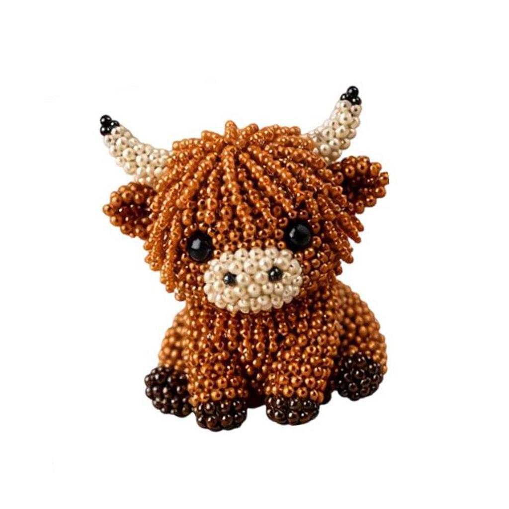 Cute Bead Embroidery Kit with Colorful Beads & Instructions Handmade Jewelry Art Beaded Kit Multi-Purpose for Adults Beginners