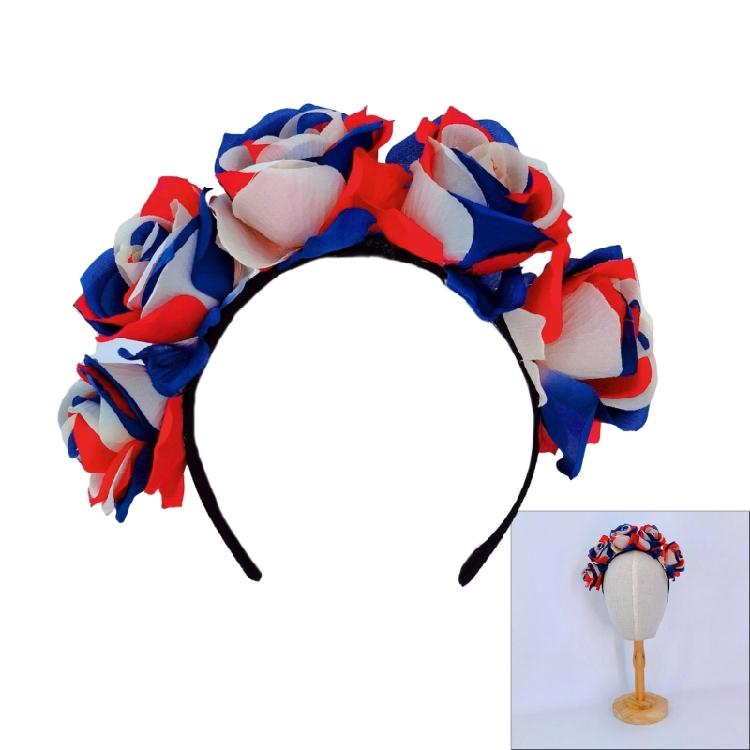 US-Wahl-Stirnband für Erwachsene und Kinder, Blumenhaarband, Musikfestival-Kopfschmuck, Party, Treffen, Feier, Haarreif