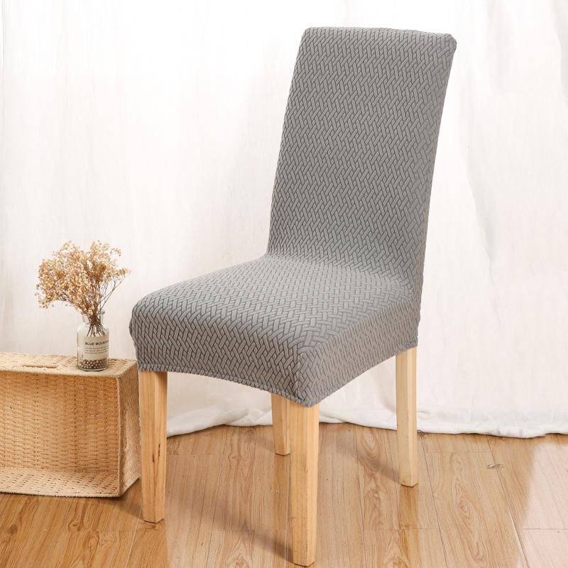 

Эластичный чехол для стула, универсальный размер, дешевый чехол на стул, большой эластичный чехол для домашнего сиденья, чехлы на стулья для гостиной, для домашней столовой серый