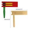 Mexicans Matraca Rattle for Games Wood Rattle Ratchet Instrument for Party Favor