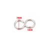 20/50Pcs Stainless Steel W S Shape DIY Necklace Bracelet Clasp Hooks End Clasp Connector for Jewelry Making Supplies Finding