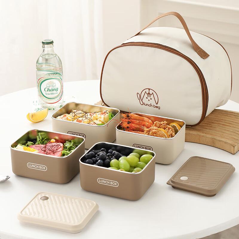 Zhinianhua Portable Microwaveable Bento Lunch Box Set