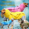 Large Waterproof Raincoat for Medium To Large Dogs: Samoyed, Golden Retriever, Labrador