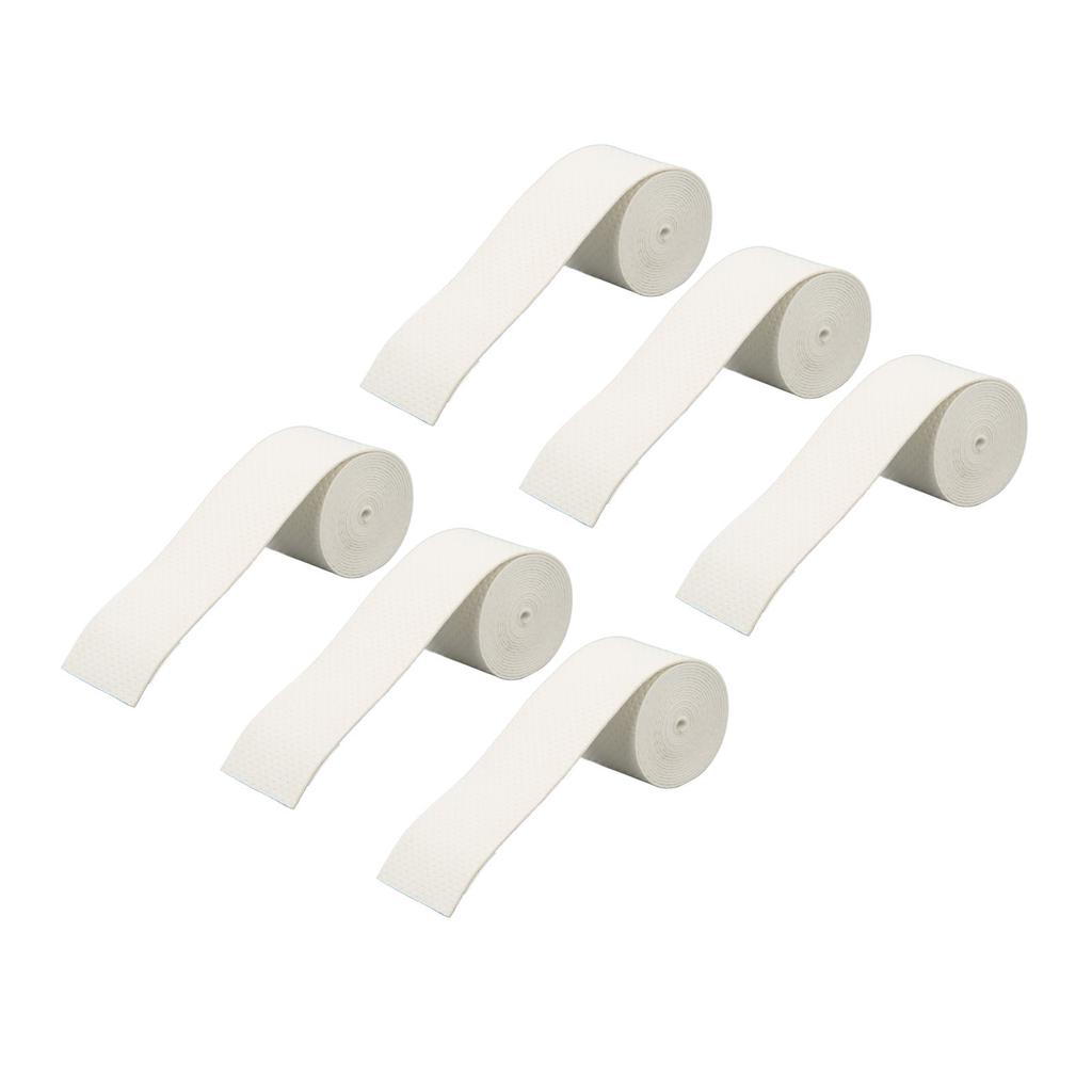 6Pcs Tennis Racket Grip Tape PU Frosted Anti Skid Sweat Absorption Badminton Racket Tape Sports