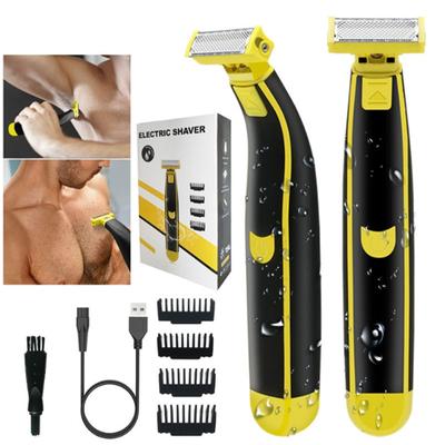 Präzisionstrimmer IPX5 Körperrasur Groomer Rasierer Elektrische Intimparty Mann Nass Trocken Bart Brust Arm Achselhöhle Rasur Gegen Wasser