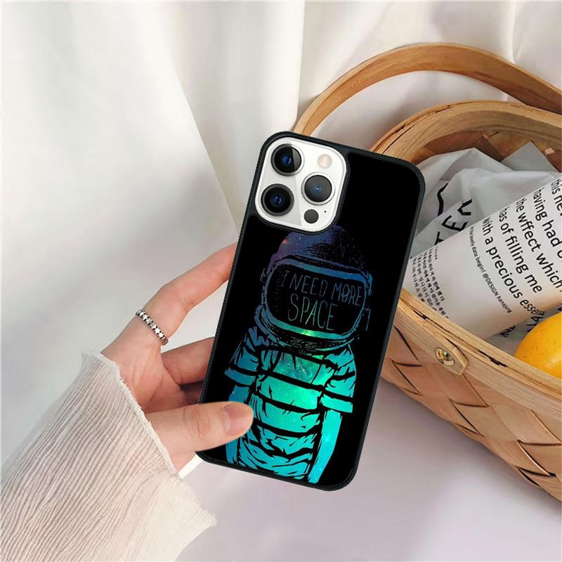 Outer Space Phone Case For iPhone 17 Air 16 15 14 11 12 13 Pro  MAX Plus Coque Cover Shell