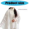 Simple Knitted Shawl Women’s Fringed Scarf Machine Washable Stylish Layering Shoulder Wrap