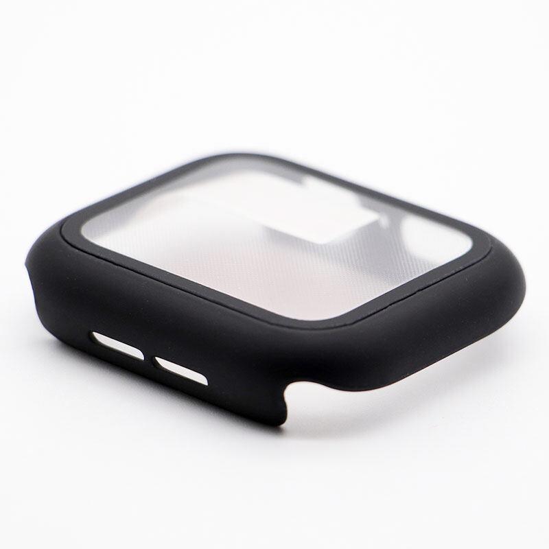 Tempered Glass+Cover PC bumper Screen Protector Case For Apple Watch Series 9 8 7 6 5 4 3 iWatch 45mm 41mm 44mm 40mm 42mm 38mm