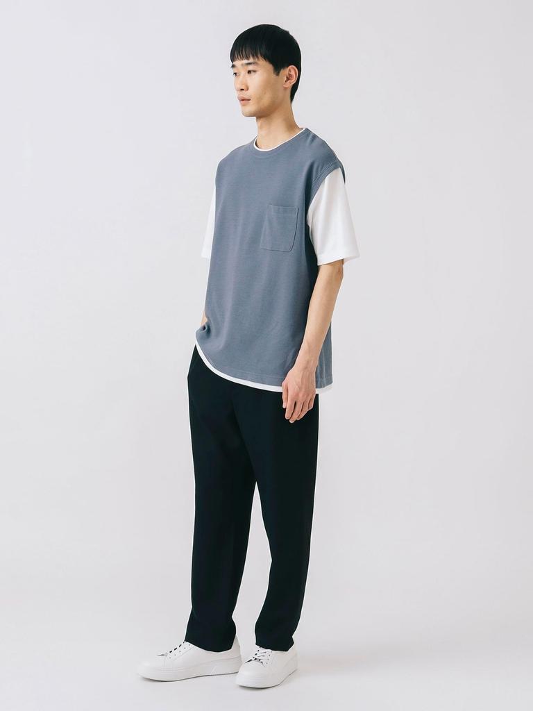 Beams Heart Men's Basket Tapered Pants, Black, Size M