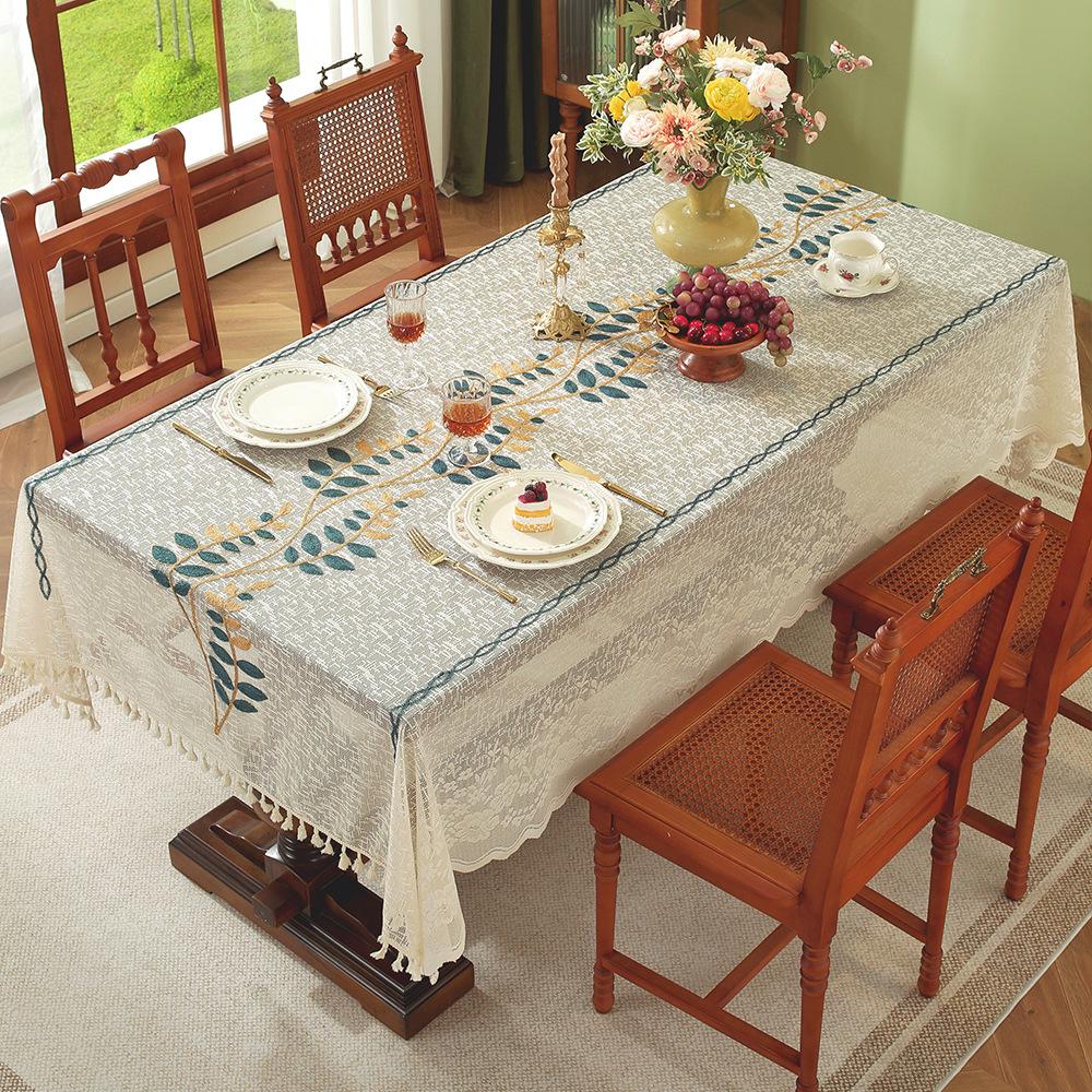 

American Christmas Tablecloth Rectangular Factory Direct Coffee Table High-End Dining Table Cloth 90*90cm