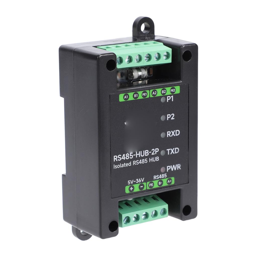 Industrial Grade 2 Channel 485 Hub 300 To 460800bps Wide Baud Rate Isolated 485 Hub Supports Network Relay Extension